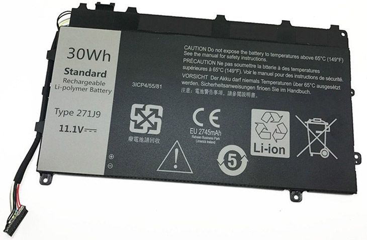 Battery for Dell Latitude 13(7350) laptop