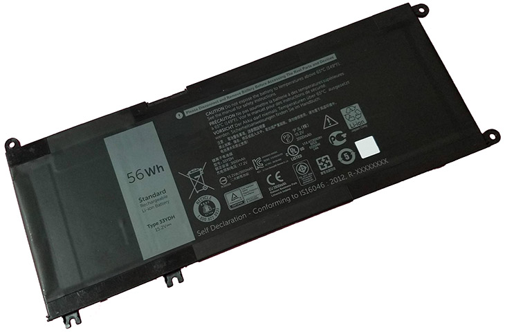 Battery for Dell 33YDH laptop