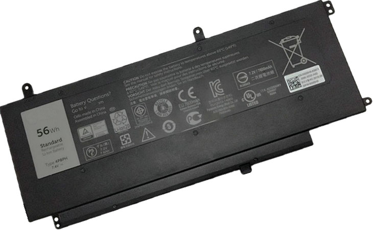 Battery for Dell 4P8PH laptop