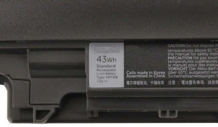 Battery for Dell 7WV3V laptop