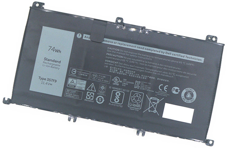 Battery for Dell P57F001 laptop