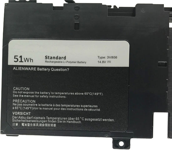 Battery for Dell Alienware QHD laptop