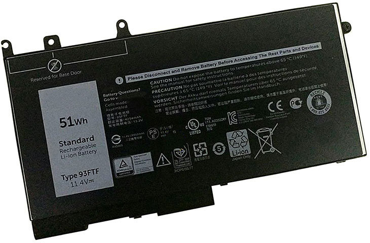 Battery for Dell 93FTF laptop