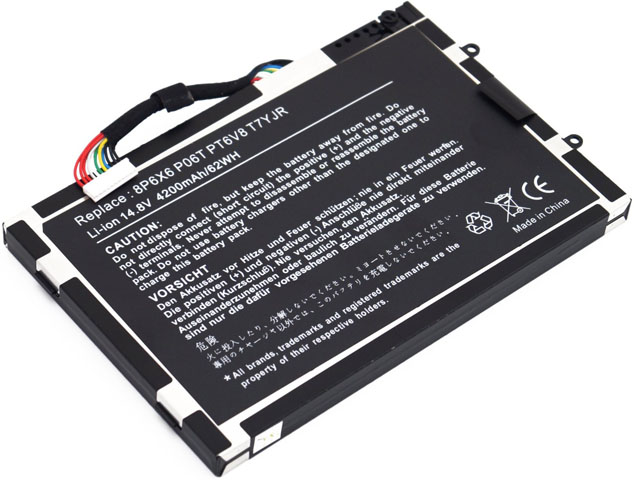 Battery for Dell 8P6X6 laptop