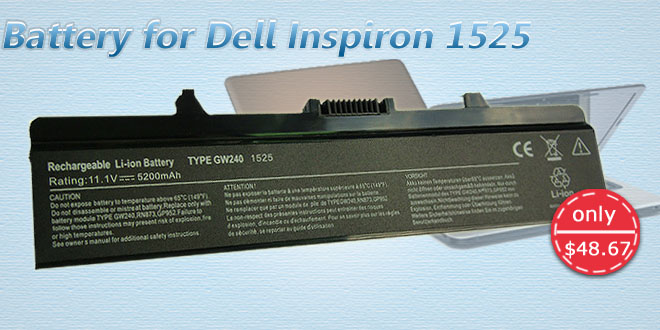 Dell Inspiron 1525 laptop battery